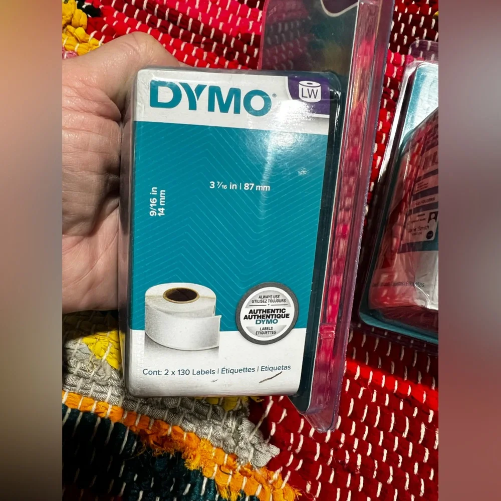 DYMO White File Folder Labels 9/16
